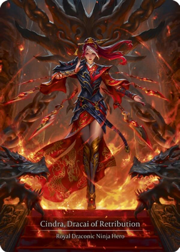 Cindra, Dracai of Retribution [HNT054] (The Hunted) Cold Foil