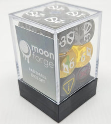 FAB Dice - Small Clear Set of 12 (16mm)