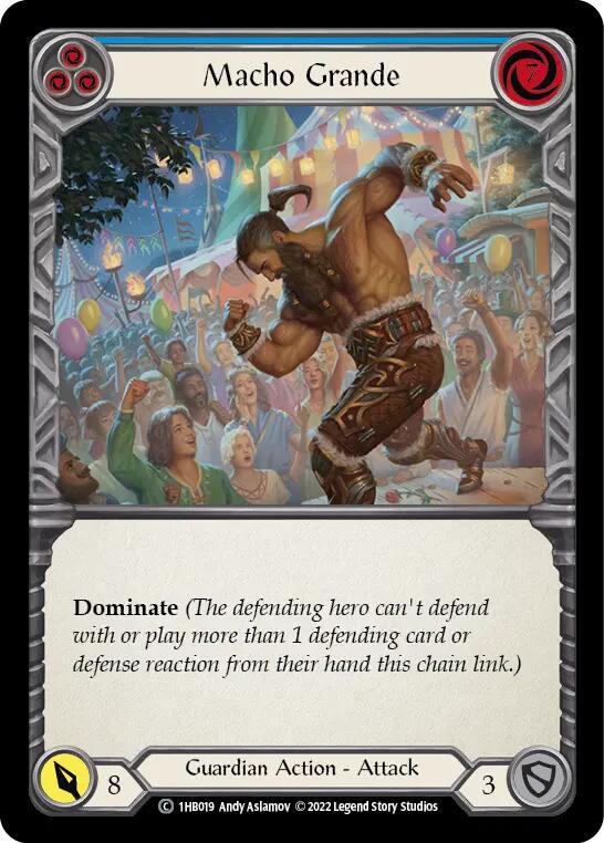 Macho Grande (Blue) [1HB019] (History Pack 1 Bravo Blitz Deck)