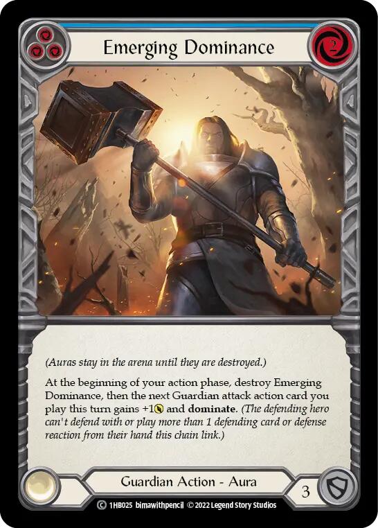Emerging Dominance (Blue) [1HB025] (History Pack 1 Bravo Blitz Deck)