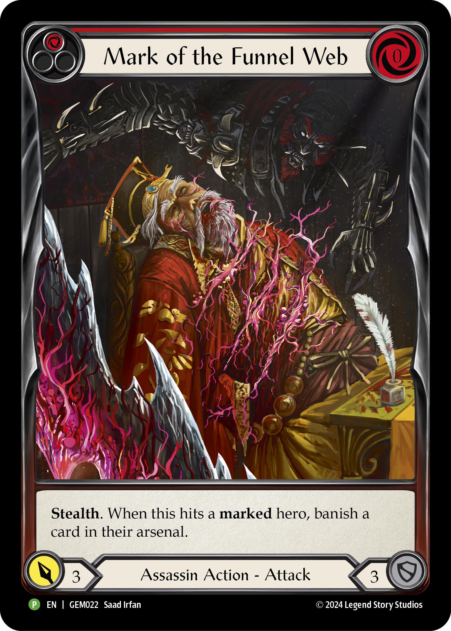Mark of the Funnel Web (Red) [GEM022] (GEM Pack 1)  Rainbow Foil