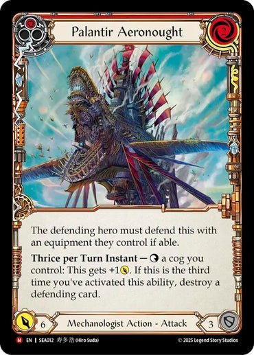 Palantir Aeronought (Rainbow Foil) [SEA012] (High Seas)  Rainbow Foil