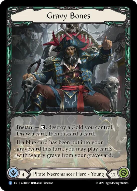 Gravy Bones (Rainbow Foil) [AGB002] (Armory Deck: Gravy Bones)  Rainbow Foil