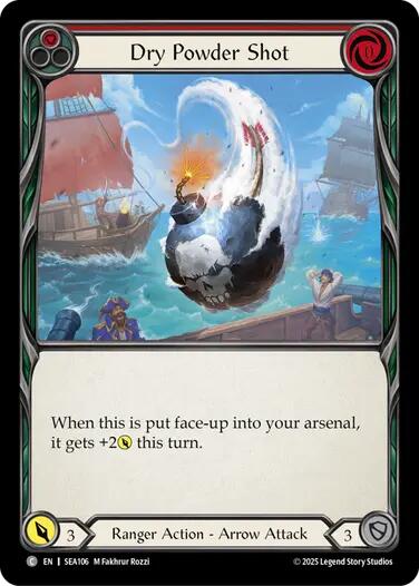 Dry Powder Shot [SEA106] (High Seas)  Rainbow Foil