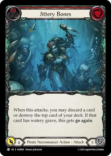 Jittery Bones (Red) [AGB009] (Armory Deck: Gravy Bones)