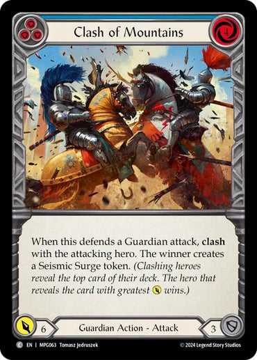 Clash of Mountains (Blue) [MPG063] (Mastery Pack Guardian)
