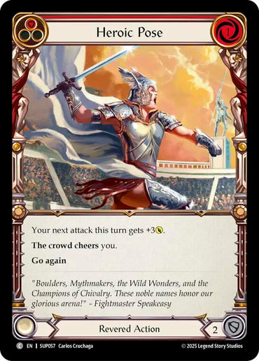 Heroic Pose (Red) [SUP057] (Super Slam)
