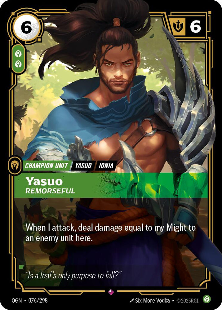 Yasuo - Remorseful