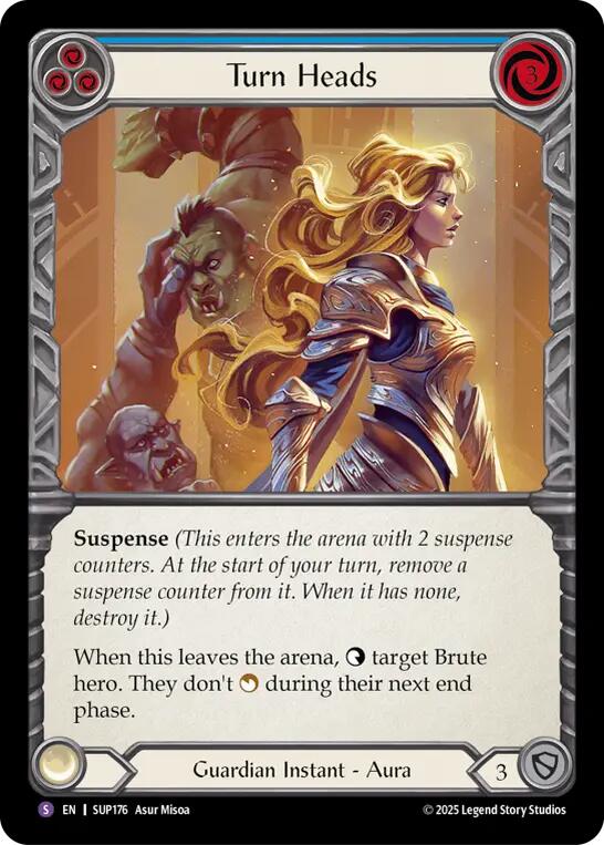 Turn Heads [SUP176] (Super Slam)  Rainbow Foil