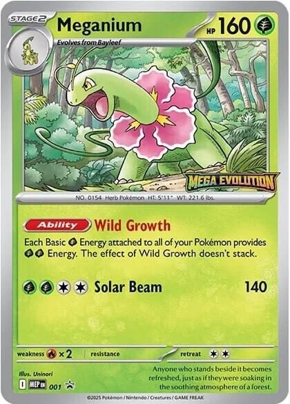 Meganium (001) [Mega Evolutions Promo]