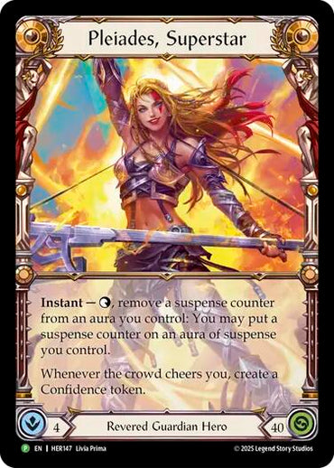 Pleiades, Superstar [HER147] (Promo)  Rainbow Foil