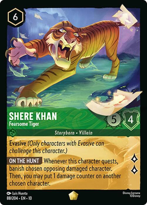 Shere Khan - Fearsome Tiger (88/204) [Whispers in the Well]