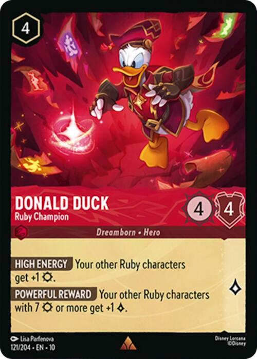 Donald Duck - Ruby Champion (121/204) [Whispers in the Well]