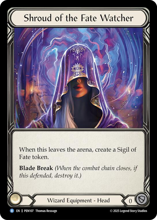 Shroud Of The Fate Watcher [PEN107] (Compendium of Rathe)  Cold Foil