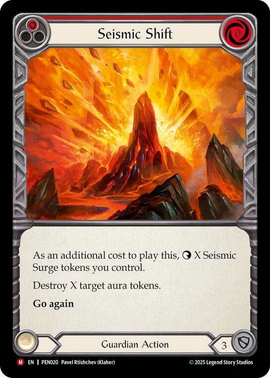 Seismic Shift (Red) [PEN020] (Compendium of Rathe)  Rainbow Foil