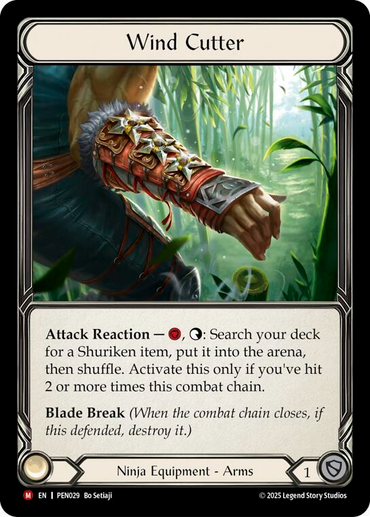 Wind Cutter [PEN029] (Compendium of Rathe)  Cold Foil