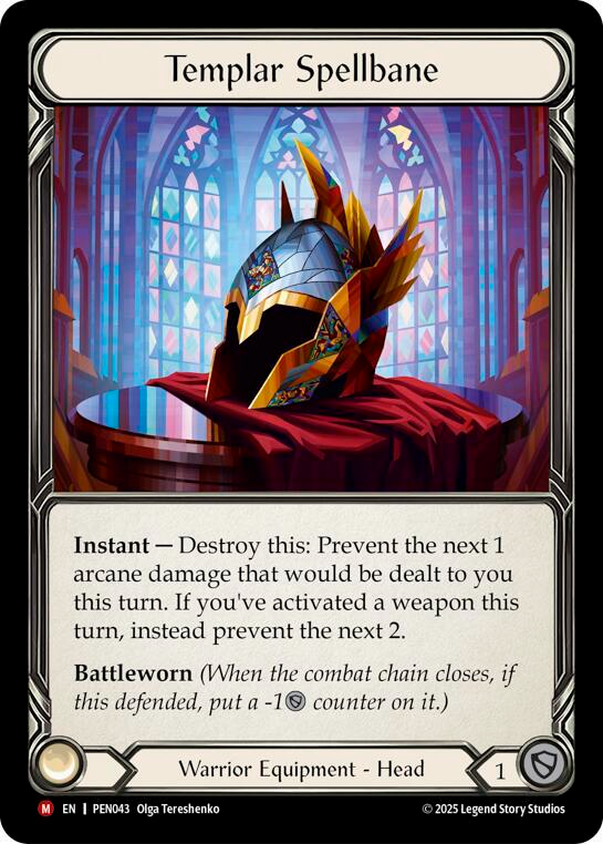 Templar Spellbane [PEN043] (Compendium of Rathe)  Cold Foil