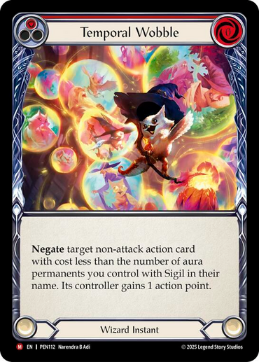 Temporal Wobble (Red) [PEN112] (Compendium of Rathe)  Rainbow Foil