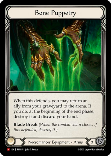 Bone Puppetry [PEN151] (Compendium of Rathe)  Cold Foil