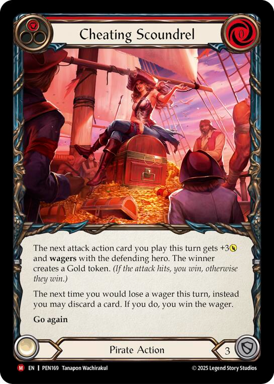 Cheating Scoundrel (Red) [PEN169] (Compendium of Rathe)