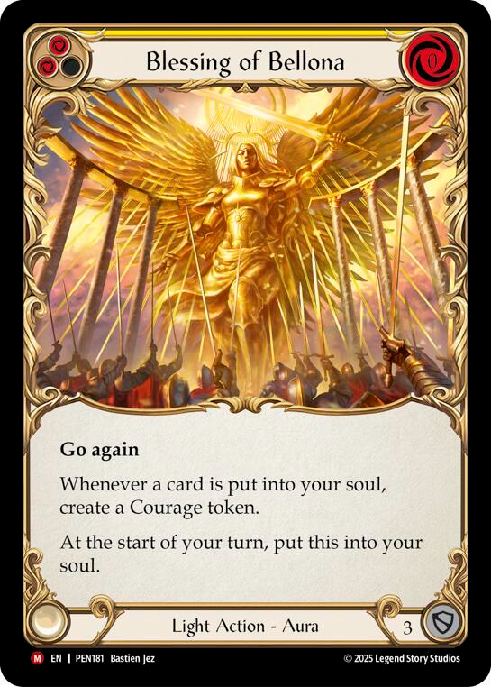 Blessing Of Bellona (Yellow) [PEN181] (Compendium of Rathe)