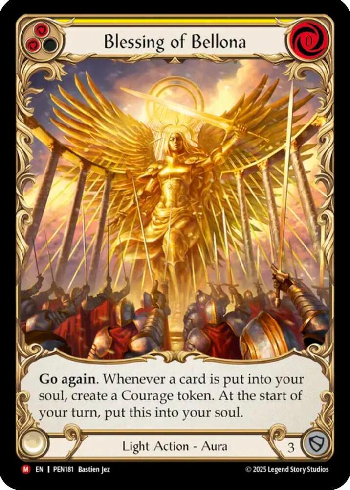Blessing Of Bellona (Yellow) [PEN181] (Compendium of Rathe)  Cold Foil