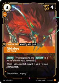 Nidalee, Cat Form