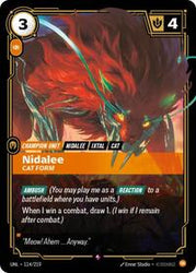 Nidalee, Cat Form
