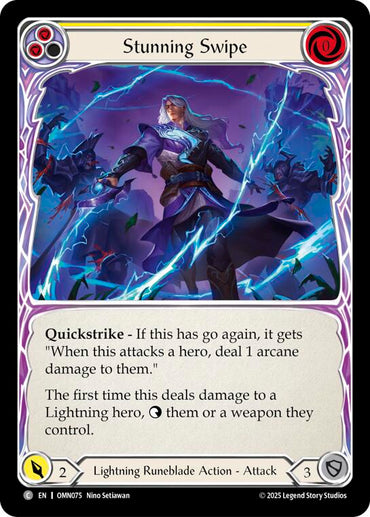 Stunning Swipe (Yellow) [OMN075] (Omens of the Third Age)