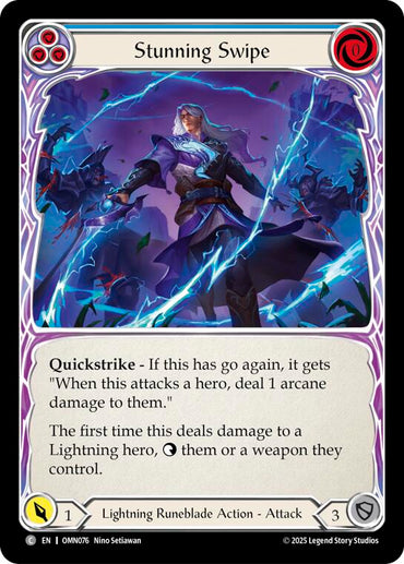 Stunning Swipe (Blue) [OMN076] (Omens of the Third Age)