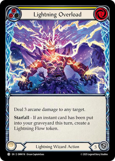 Lightning Overload (Yellow) [OMN116] (Omens of the Third Age)
