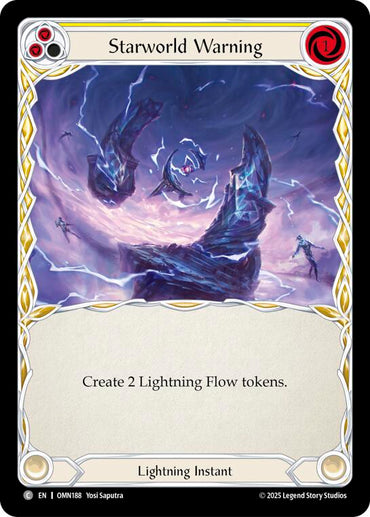 Starworld Warning (Yellow) [OMN188] (Omens of the Third Age)