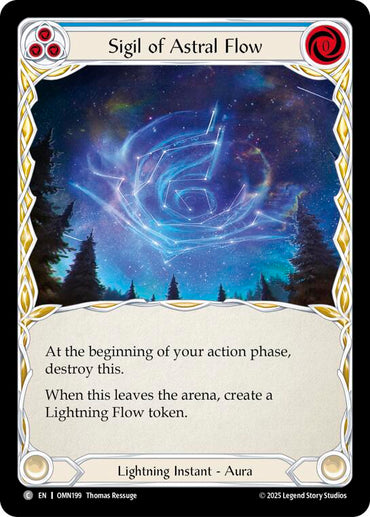 Sigil Of Astral Flow (Blue) [OMN199] (Omens of the Third Age)