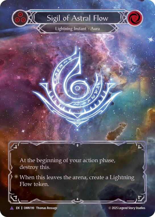 【Cold Foil】Astral Bridge Fractal Creation [OMN040] (Omens of the Third Age) Cold Foil