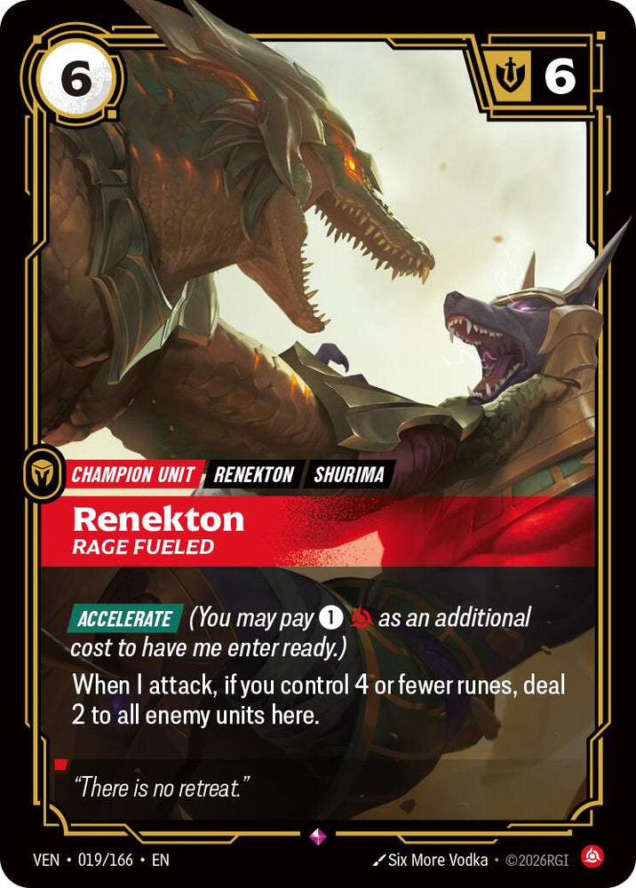 Renekton, Rage Fueled