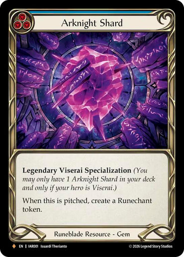 Arknight Shard (Blue) [IAR001] (Usurp the Shadow Throne)