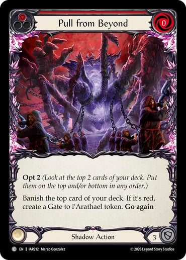 Pull from Beyond (Red) [IAR212] (Usurp the Shadow Throne)