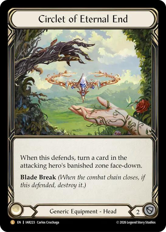 Circlet of Eternal End [IAR223] (Usurp the Shadow Throne)  Rainbow Foil