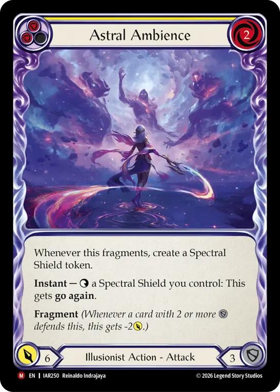 Astral Ambience [IAR250] (Usurp the Shadow Throne)  Rainbow Foil