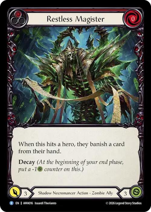 Restless Magister [AMA016] (Armory Deck: Malice)