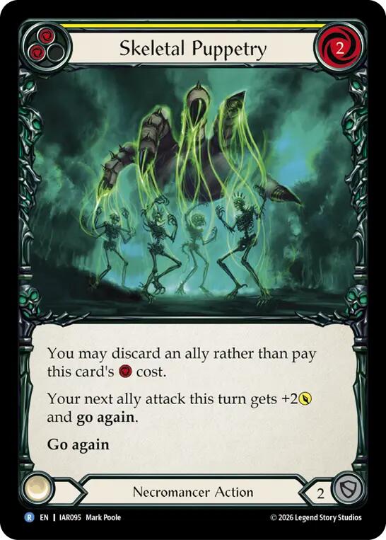 Skeletal Puppetry (Yellow) [IAR095] (Usurp the Shadow Throne)