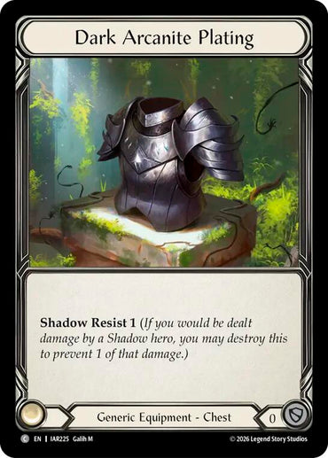Dark Arcanite Plating [IAR225] (Usurp the Shadow Throne)  Cold Foil
