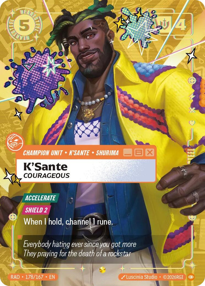 K'Sante, Courageous (Heartsteel Overnumbered)