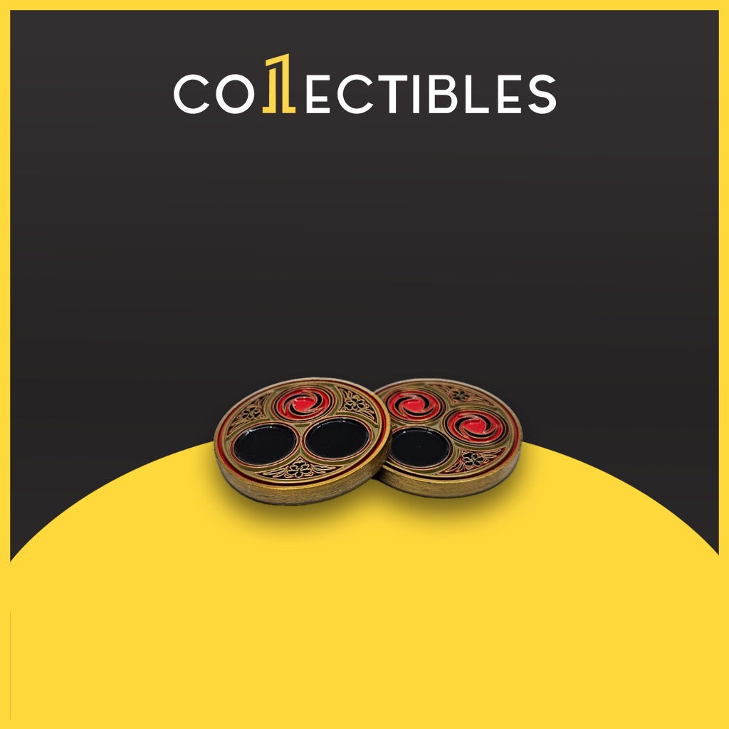 Moonforge Gold/Red Resource Metal Token