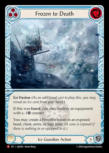 Frozen to Death [AJV020] (Armory Deck: Jarl Vetreidi) Rainbow Foil