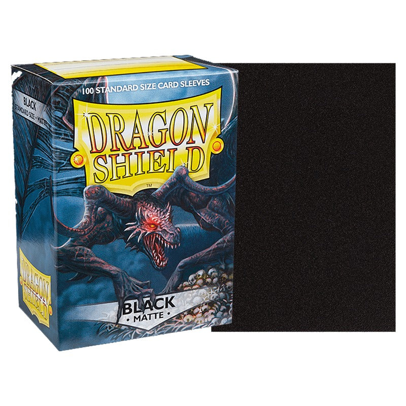 Dragonshield: Black - Matte Sleeves - Standard Size