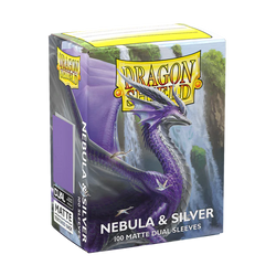 Dragonshield: Nebula & Silver - Matte Dual Sleeves - Standard Size