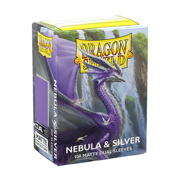 Dragonshield: Nebula & Silver - Matte Dual Sleeves - Standard Size