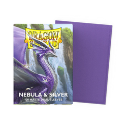 Dragonshield: Nebula & Silver - Matte Dual Sleeves - Standard Size