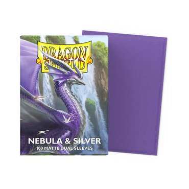 Dragonshield: Nebula & Silver - Matte Dual Sleeves - Standard Size
